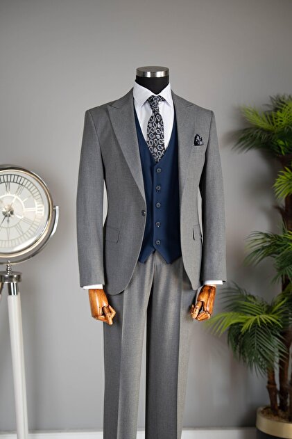Vest Suit Gray