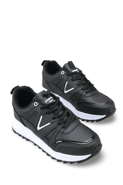 Celeste Nina Women's Sneaker 001203 Black White Skin