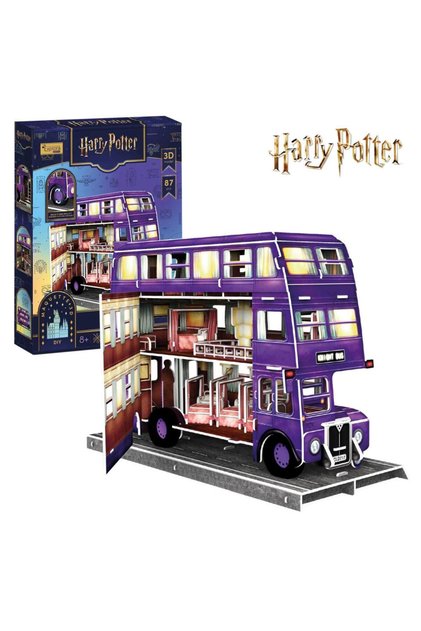 Puzzle 3D Harry Potter Knight Bus autobuzul magic 87 piese