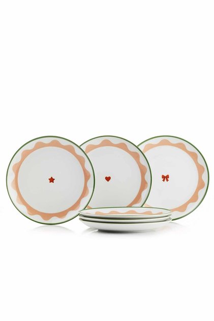 Festa 6 Piece 21 cm Cake Plate
