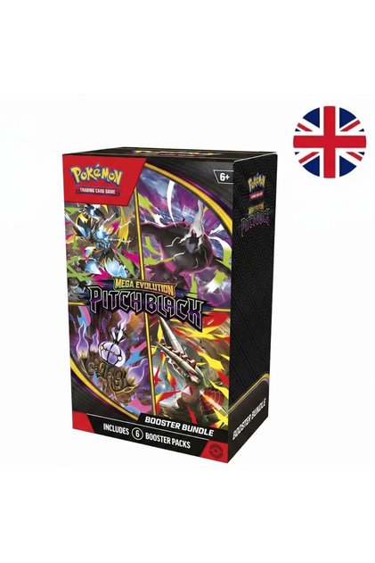 English Pitch Black Mega Evolution Expansion Booster Bundle Joc de cărți