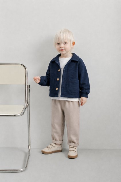 Baby Boy 3-Piece Set Textured Jacket Long Sleeve Badi Casual Pants Daily Holiday Special Occasions