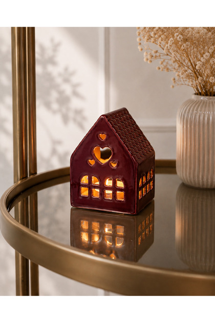 BalibeecandleHandmade Dekoratif Ev Figürlü Tealight Mumluk