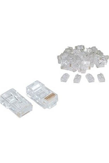MUFA RJ-45 pt. cablu UTP, Cat5e, RJ-45 (T), plastic, 10 buc, "LC-8P8C-001/10" / 45505979