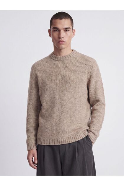 Strickpullover Einfarbig Strickpullover