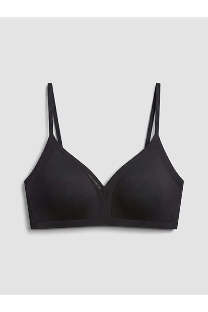 Lcw Dream Black Padded Triangle Bra Without Underwire