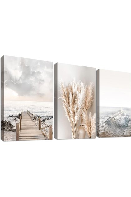Signtouch Portrait Abstract Framed Canvas Wall Art 40x60 cm