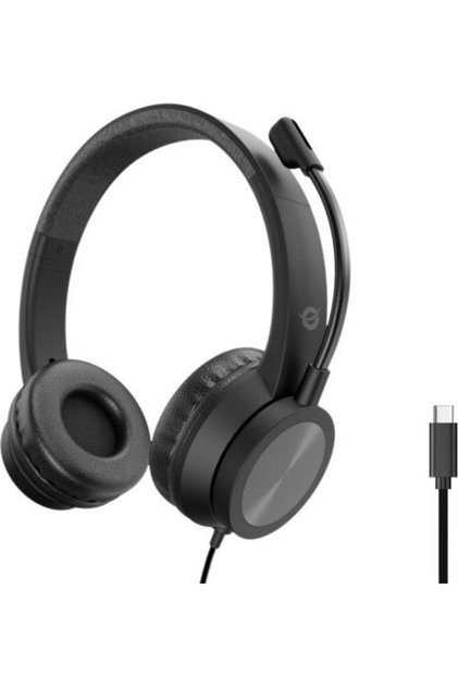 Ακουστικά On-Ear Ενσύρματα POLONA05BC USB-C Μαύρο
