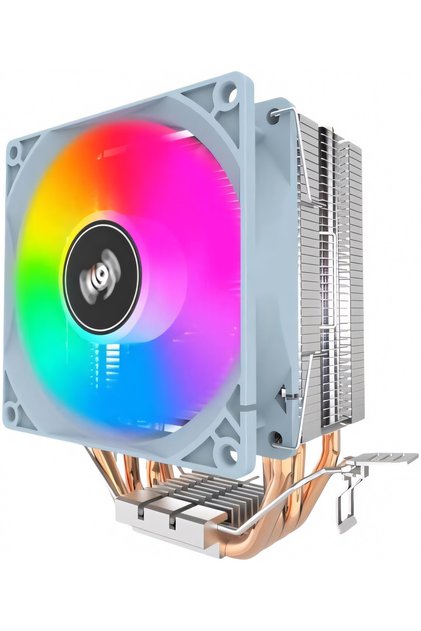 ICE 400 SE CPU Air Cooler, 1800RPM RGB PWM Fan, 4 Copper Heat Pipes, 160W TDP,42 CFM, Intel & AMD