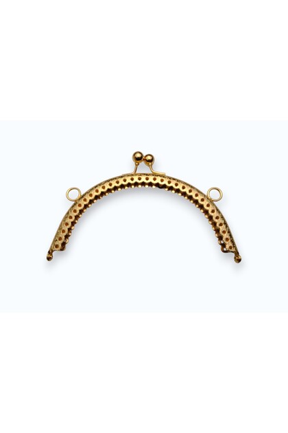 Gold Color Metal Oval Bag and Wallet Clip 14 cm – Premium Sewing and Handmade Bag Accessory