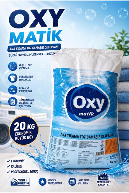 OXY MATIK CAMASIR DETERJANI 20 Kg