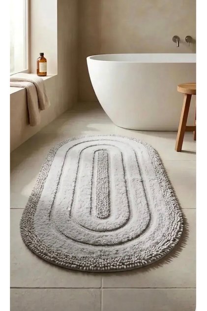 Bathroom Mat 100% Cotton (70X130 Size)