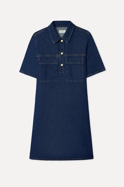 Women's Indigo a Form Jean Mini Dress