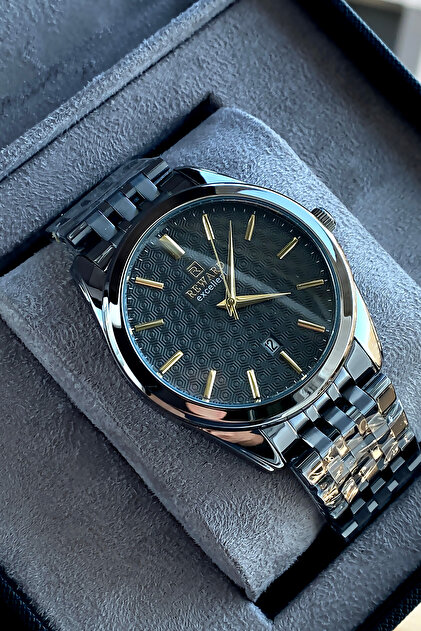 Original Men's Wristwatch Waterproof Steel Band Gift with Box