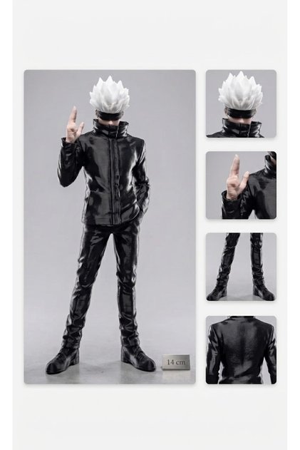 Gojo Satoru Figür Biblo - Jujutsu Kaisen 3D Yazıcı Özel Tasarım Masa Üstü Dekoru