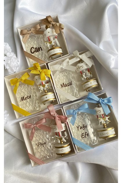Atlıkarınca x Baklava Desen Kolonya Şişesi Set (10 ADET)