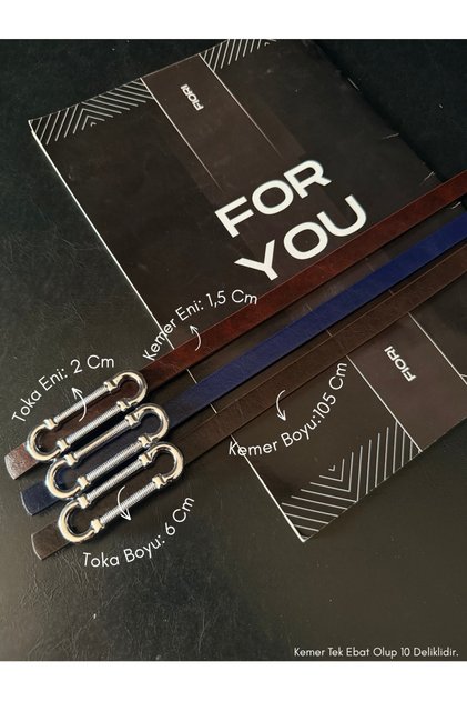 3-Piece Silver Buckle Thin Belt, Trouser Belt, Shirt Belt, Jacket Belt, Dress Belt