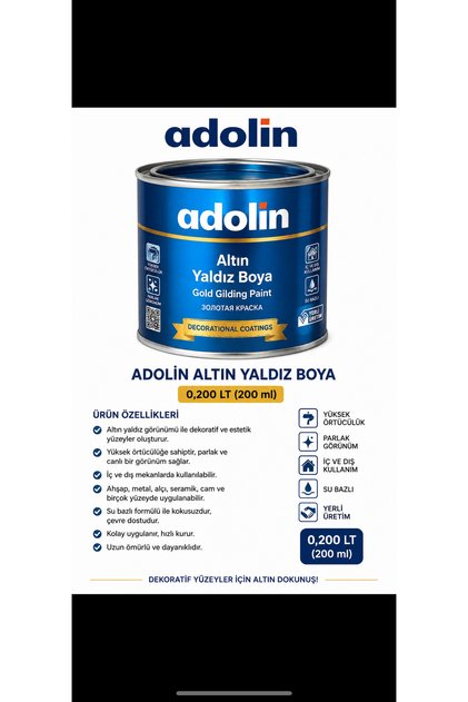 Adolin Altın Yaldız Boya – Gold Gilding Paint
