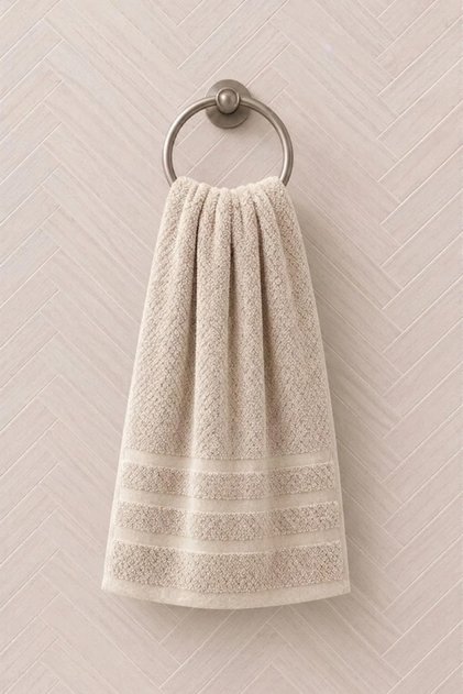 Berrak Hand Towel 50X90 - Beige - 100% Cotton