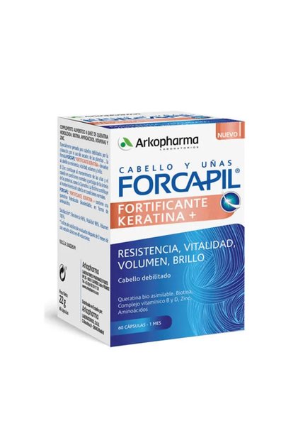 Forcapil Fortifiant + Keratină 60 Capsule