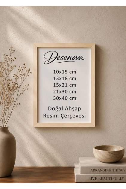 Doğal Ahşap Resim Çerçevesi, Tablo ve Fotoğraf Çerçeveleri