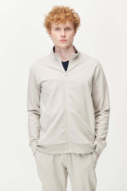 Men's Stand Collar Zippered Sweatshirt