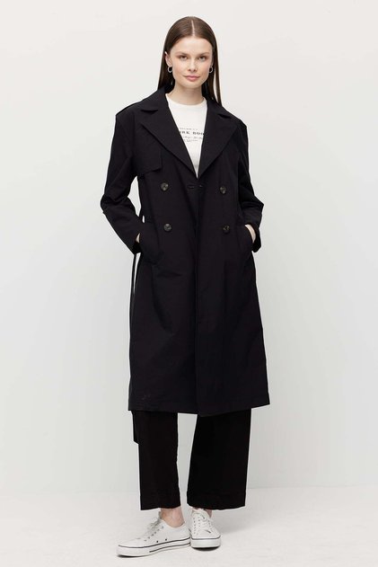 Women's Belted Trench Coat