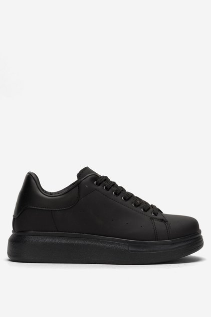 Unisex High Sole Sports Sneaker Shoes Black