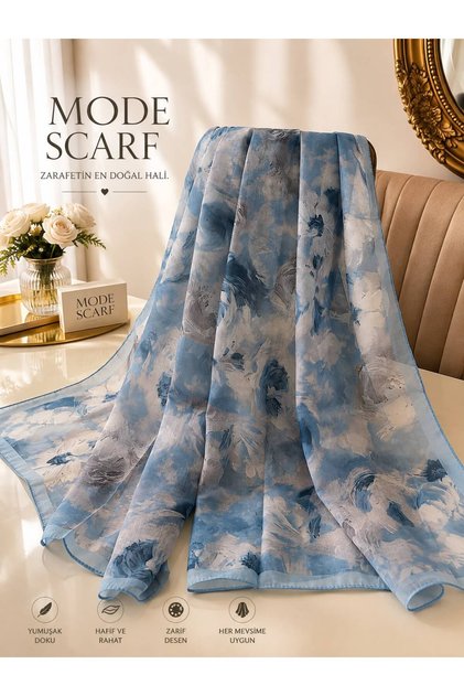 Rosalie Pattern Cotton Hijab Shawl