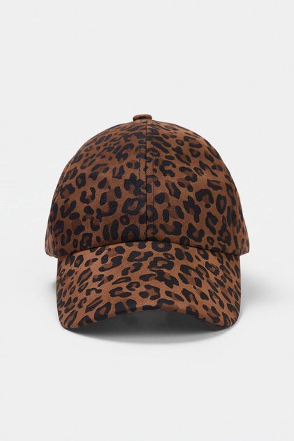 Kahverengi Leopar Desenli Şapka TWOAW26SP00011