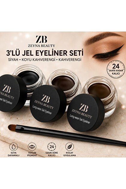 Jel Eyeliner İkili Kahve&Siyah Renk
