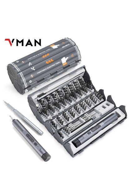 138 In 1 White 138 In 1 Electric Professional Screwdriver Set Cordless Multifunctional iPhone & Glas