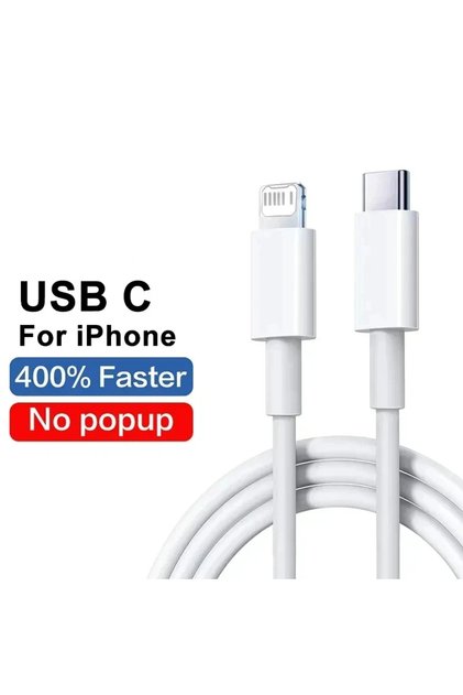 0.25M Cable PD 30W USB C Fast Charging For iPhone 13 12 11 14 Pro Max 7 8 Plus Mini XS XR X Quick Ch
