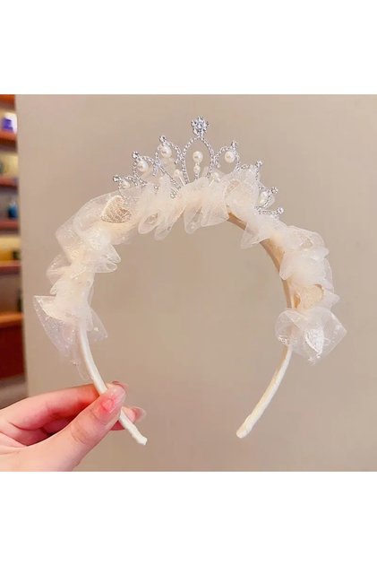 Colour D Sweet Lovely Girl Headband Hair Accessories Pink Blue Kawaii Lace Headband Children Holiday