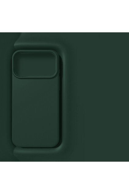 iPhone17 Pro Black Green Luxury Case For iPhone 17 16 15 14 13 12 11 Pro Max Simple Cute Cover For i
