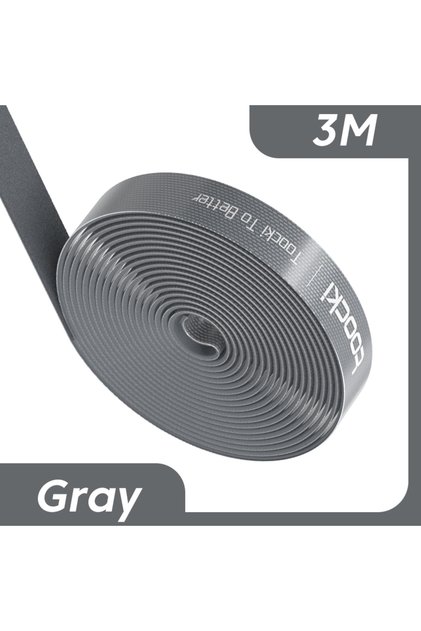 3M Gray Cable Organizer Wire Winder USB Cable Management Protector Earphone Mouse Cord