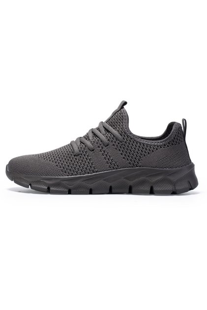 48 F33 gray Men's shoes Four Seasons new plus size Flying weaving Lightweight Breathable Casual Spor