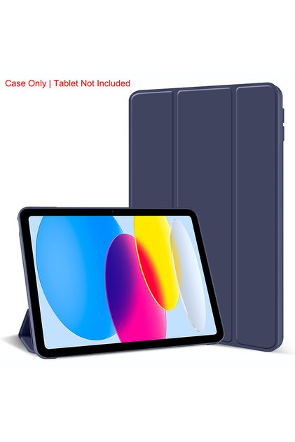 iPad (A16) 2025 YT Navy Blue Tri-fold Flip Case For iPad 10th 11th Gen A16 11'' 10.9'' 2025 2022 A33