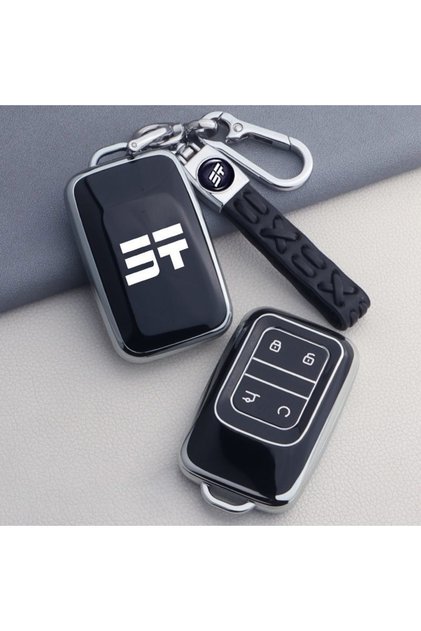for JETOUR G700 Style 1-Black TPU Key Cover for JETOUR G700 T1 T2 2025 2026 Keychain Remote Protecti
