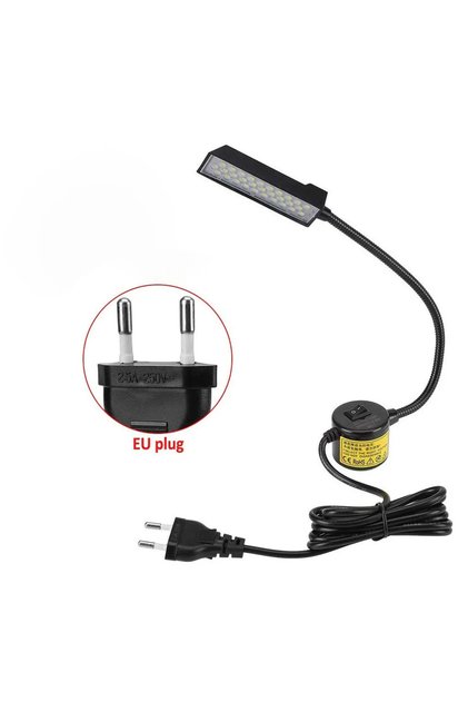 EU Plug 30 LEDs Sewing Machine Light Strips With Adjustable Magnets Industrial Lighting Work Lights