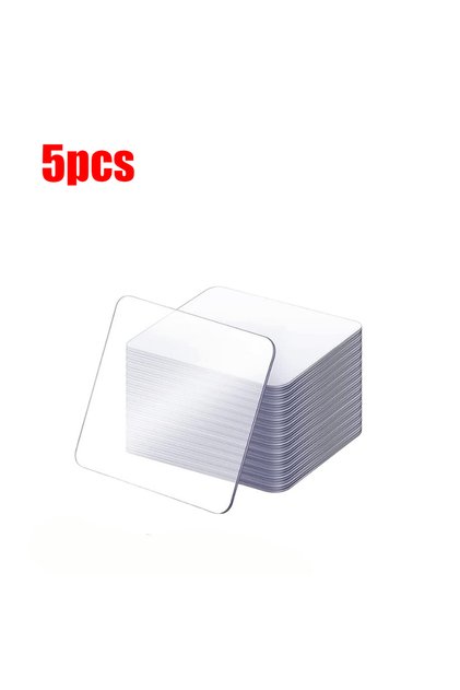 5pcs 5-200pcs Square Double Sided Tape Super Strong Adhesive Heavy Duty Washable Sticker Pads Remova
