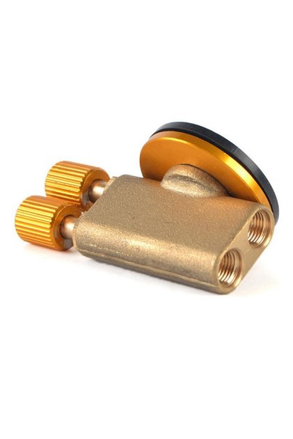 double head Gas Burner Camping Gas Stove Safety Switch Double Head Inflatable Valve Adapter for Flat
