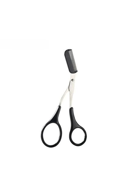 1PC Black 1/3PCS Eyebrow Trimmer Makeup Tools Stainless Steel Eyebrow Scissors with Comb Hair Remova