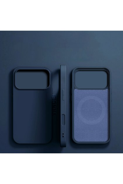 iPhone 14 Dark Blue Luxury For iPhone 17 Pro Max Magnetic Phone Case For iPhone 15 14 13 12 11 16 Pr