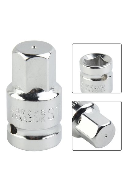 1/2inch 17mm Hex Special Oil Pan Screw Socket Wrench Hexagonal Head Chrome Vanadium Steel Socket ...