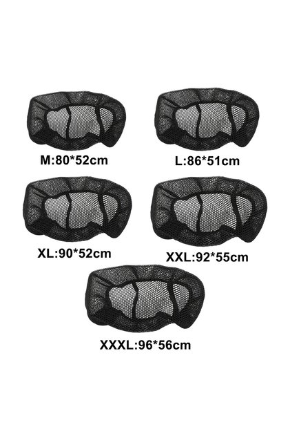 XXXL Topteng Heat-Resistant Net Seat Mesh Cover Universal For Motorcycle Scooter Motorbike XXXL Moto