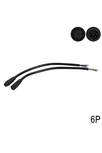 6pin 2/3/4/5/6Pin Male Female Cable Ebike Display Cable Connector Wire For Electric Scooter Sensor E