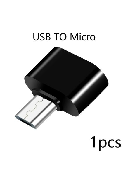 Miro Black 1pcs Mini Type-C to USB Adapter 3.0 USB-C Male OTG A Female Data Connector For MacBook