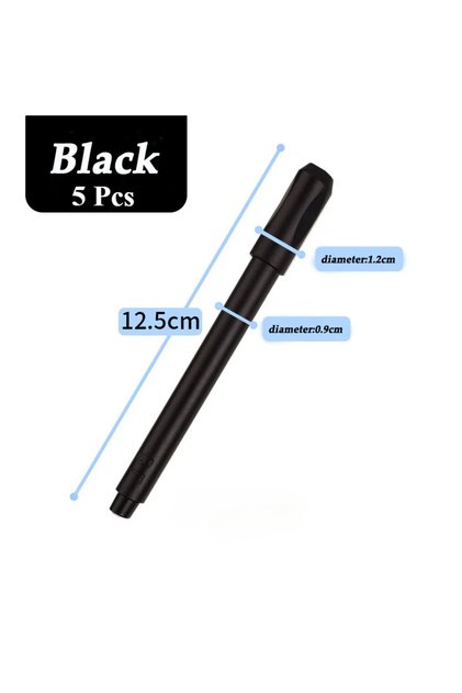 Black-5Pcs 5 Pcs Pencil extender art pen grip pen holder sketching pencil colored pencil case extens
