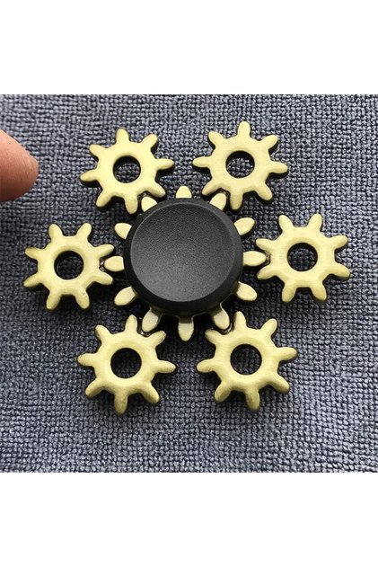 GT-07 New Bronze Metal Alloy Fidget Spinner R188 Mute Bearing Hand Spinner Fingertip Gyro Stress Rel